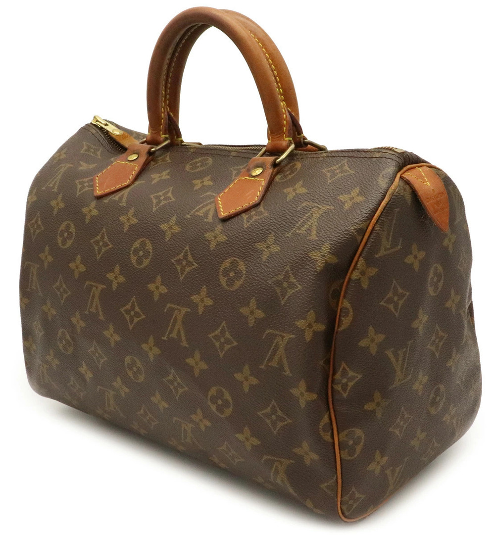 Louis Vuitton Boston Speedy Handbag Monogram Bag Brown